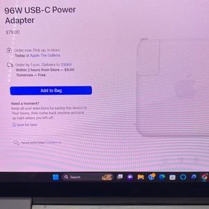 A apple computer charger